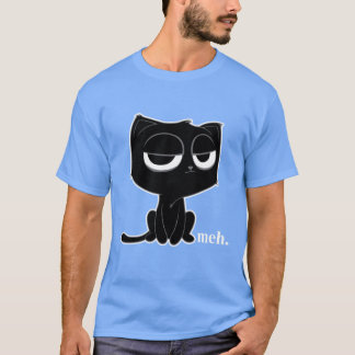 Lustige Meh Katze Unbeeindruckte Katzenjunge T-Shirt