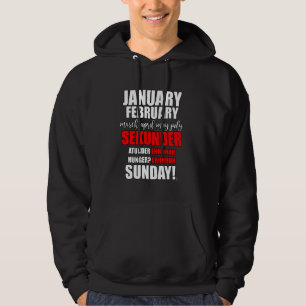 lustige Meme-Kleidung - Lustiger Kalender-Spruch Hoodie
