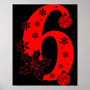 Lustige Meme-Spruch 67 Sechs Sieben Weihnachten Nu Poster