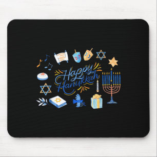 Lustige Menorah Chanukka 2025 Meowzel Chanukkah Jü Mousepad