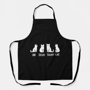 Lustige Meow Kitty Eins Zwei Drei Katze Lustige Sc Schürze