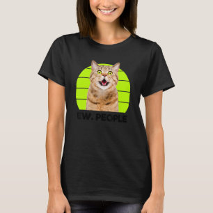 Lustige Meow überraschte Katze, Igitt. Menschen Il T-Shirt