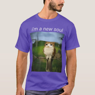 Lustige Meowl Meme Katze Eule Meme Hirnverrottung T-Shirt