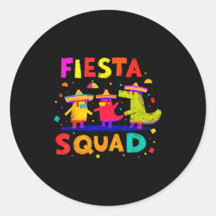 Lustige mexikanische Fiesta Cinco De Mayo Lustige Runder Aufkleber