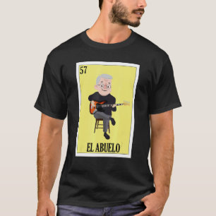 Lustige mexikanische Gitarre für Opa - El Abuelo T-Shirt