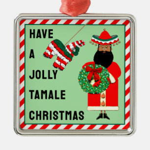 Lustige mexikanische Weihnachtskollektion Ornament Aus Metall