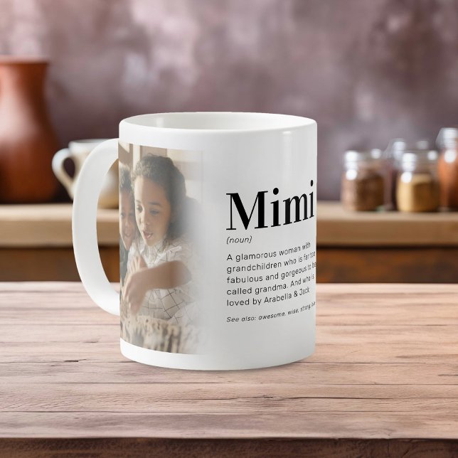 Lustige Mimi-Definitions-Foto-Kaffeetasse Kaffeetasse (Von Creator hochgeladen)