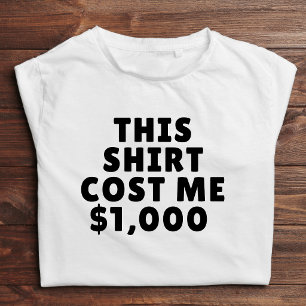 Lustige Minimalistische Sarkastische Dieses T-Shir T-Shirt