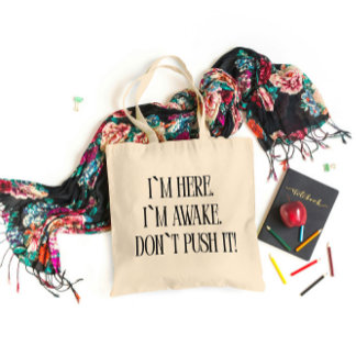 Lustige Minimalistische Tote-Tasche Tragetasche