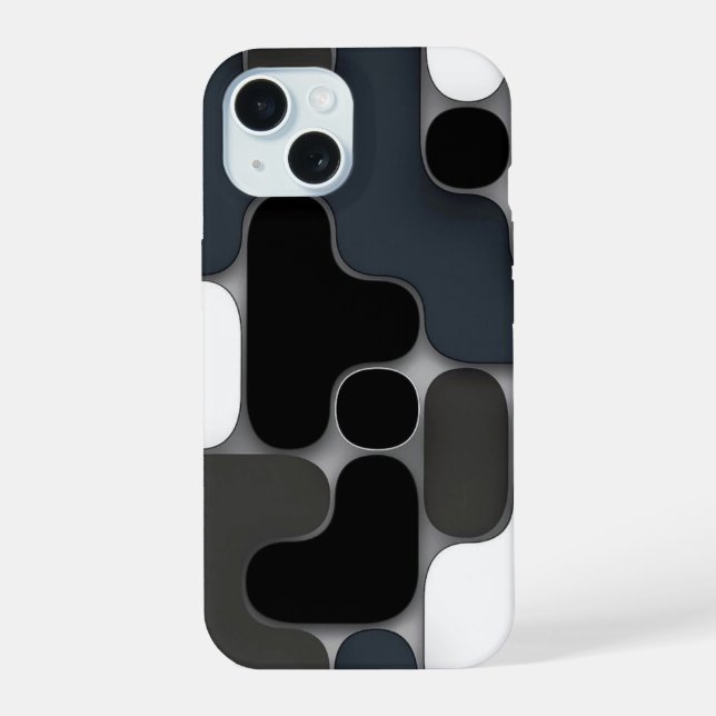lustige Mischformen iPhone 15 Hülle (Rückseite)