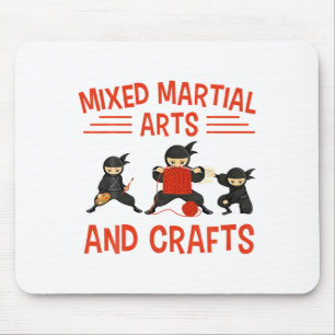 Lustige Mixed Martial Arts Und Handwerk Karate Nin Mousepad