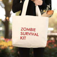 Lustige moderne Typografie Minimalistischer Zombie