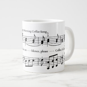 Lustige Montag-Kaffee-Lied-Tasse Jumbo-Tasse