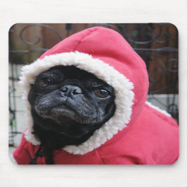 Lustige Mops-Mausunterlage Mousepad