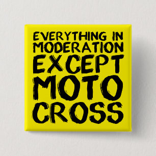 Lustige Motocross-Mäßigung Dirt Bike Button-Abzeic Button