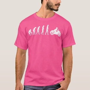 Lustige Motorrad-Evolution Motorbike T-Shirt