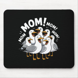 Lustige Möwe Mama Frauen Tier Muttertag Mousepad