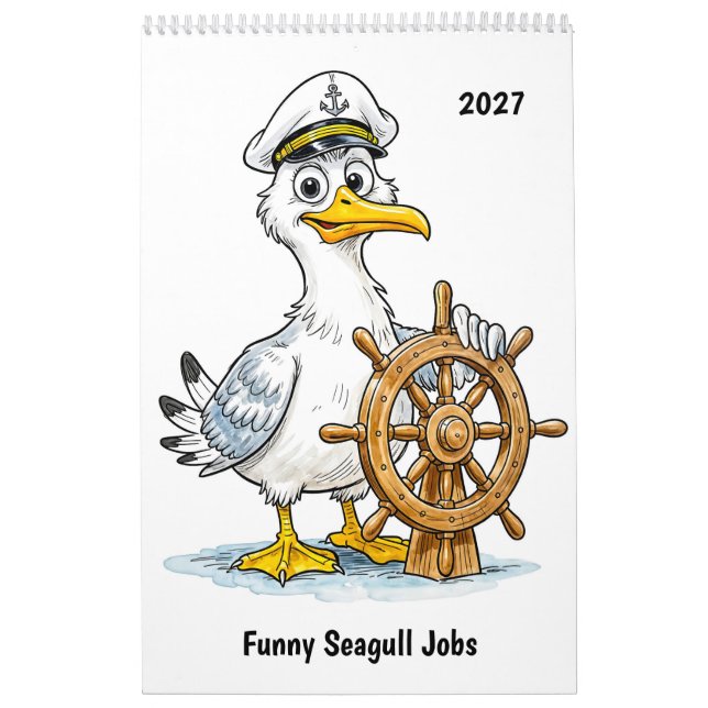 Lustige Möwenjobs Kalender (Titelbild)