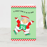 Lustige Mrs. Claus Läuferin