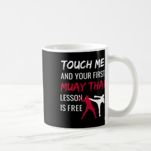 Lustige Muay-Thai-Kampfsportarten Comt Sport Selbs Kaffeetasse