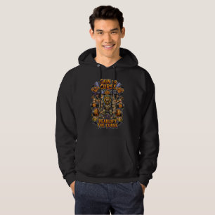 Lustige Mumie Fitnessstudio Halloween Löwe Gewicht Hoodie