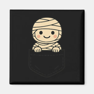 Lustige Mumie Taschenfreund Süße Mumie Halloween-M Magnet