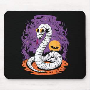 Lustige Mumien-Schlangenliebhaber-Grusel-Halloween Mousepad
