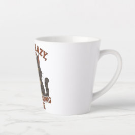 Lustige mürrische Katzen-Latte-Tasse Milchtasse