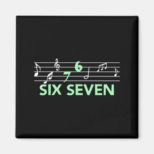 Lustige Musik 67 Musik Meme Slang Sechs Sieben Mus Magnet