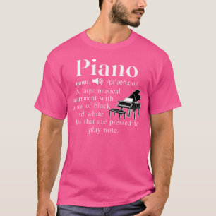 Lustige Musik Klavier Nomen Definition Für Orchest T-Shirt