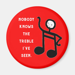 Lustige Musik Magnet