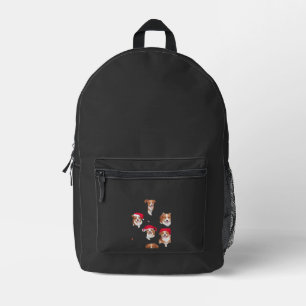 lustige Muster Weihnachten Yule Julzeit Klassische Bedruckter Rucksack