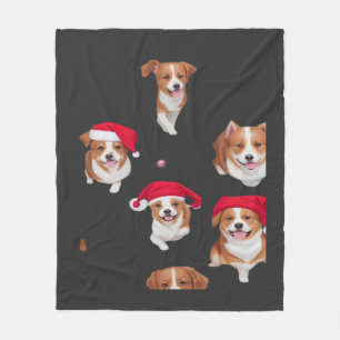 Lustige Muster Weihnachten Yule Julzeit Klassische Fleecedecke