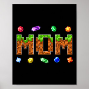 Lustige Mutter Vater Geburtstag Junge Kind Videosp Poster