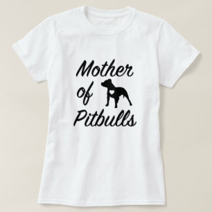 Lustige Mutter von die Gruben-Stier-Shirt Pitbulls T-Shirt