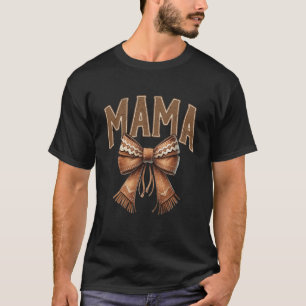 Lustige Mutter Western Cowboy. Lederband Design Ma T-Shirt
