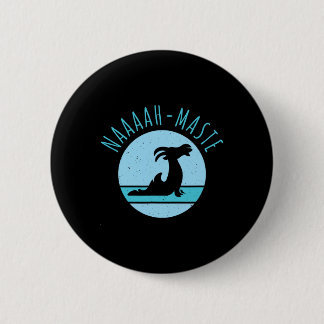Lustige Naaaah-maste-Ziegen-Yoga Namaste , Klein,  Button