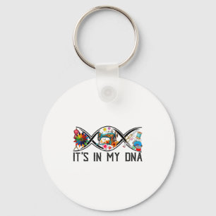 Lustige Näh-Quilter-Näherin-DNA-Quilten-Hobby-Hand Schlüsselanhänger
