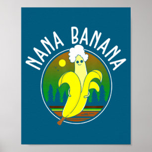 Lustige Nana Banane Poster