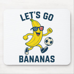 Lustige Nana-Fußball-Cartoon-Tritt-Ll-USA-Flagge-G Mousepad