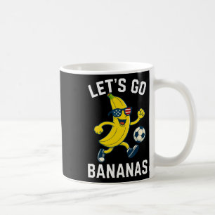 Lustige Nana-Fußball-Cartoon-Tritt-Ll-USA-Flagge S Kaffeetasse