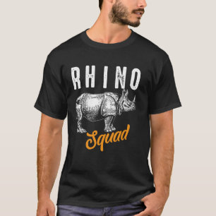 Lustige Nashorn-Kunst für Männer Frauen Kinder Kle T-Shirt