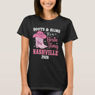 Lustige Nashville-Bestenfreundinnen-Reise 2026 Bes T-Shirt
