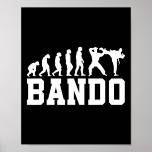 Lustige Ndo Evolution Burmesisches Kickboxen Poster