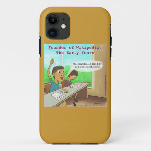 Lustige Nerd-Kinder Cartoon iPhone5/5s Hülle