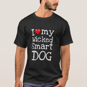 Lustige Neuheit ICH LIEBE MEINEN BOSHAFT KLUGEN HU T-Shirt