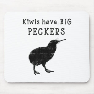Lustige Neuseeland-Zitat Kiwis haben große Schnäbe Mousepad