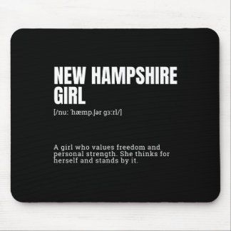 Lustige nh Mädchen Definition, freiheitsliebendes  Mousepad