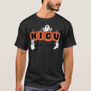 Lustige NICU Boo Crew Krankenschwester Halloween T-Shirt