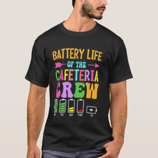 Lustige niedliche Frauen Lunch Lady Tee Schule Caf